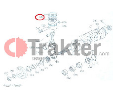 ΕΛΑΤΗΡΙΑ ΠΙΣΤΟΝΙΟΥ STANDARD ORIGINAL KUBOTA 17371-21050