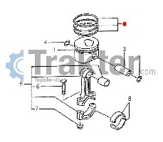 ANELLI DI PISTONE STD 6212-121-013-10 OEM