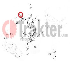 MOLLA ACCELERATORE ORIGINAL KUBOTA 15531-56410 15531-56412