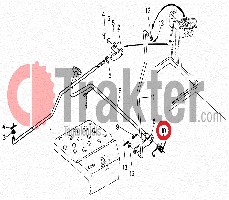 GUARNIZIONE PEDALE ACCELARATORE ORIGINAL KUBOTA 66711-43430