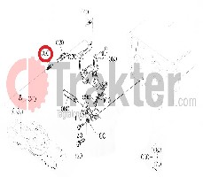 GASPEDAL-FEDER ORIGINAL KUBOTA 15531-56420 15531-56421