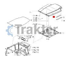 CABIN AIR FILTER ORIGINAL ISEKI 1792-705-006-00