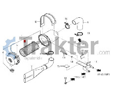 AIR FILTER OIGINAL ISEKI 1675-104-213-00