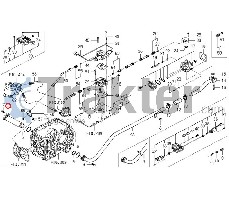 IMPIANTO IDRAULICO FILTRO HYDROSTATIC ORIGINAL ISEKI 1675-508-500-00 1805-508-260-0Z 1805-508-260-00