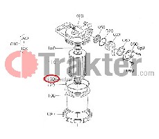 FILTRO DI CARBURANTE MOLLA ORIGINAL KUBOTA 15521-43930