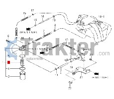 FILTRO DI CARBURANTE ORIGINAL ISEKI 1774-105-203-00