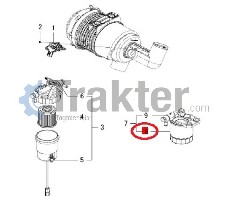 FILTRO DI CARBURANTE ORIGINAL ISEKI 6213-240-014-00