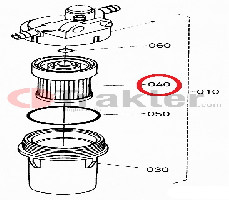 FILTRO DI CARBURANTE ORIGINAL KUBOTA 6a320-59930