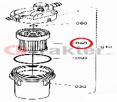 FILTRO DI CARBURANTE ORIGINAL KUBOTA 6a320-59930