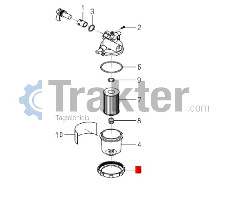 ANILLO DE LA TUERCA DEL FILTRO DE COMBUSTIBLE ORIGINAL ISEKI 1426-160-207-00