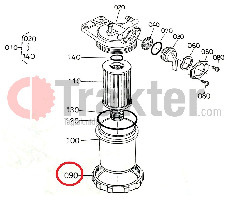 KRAFTSTOFFFILTER GLAS RING BUCHSE ORIGINAL KUBOTA 15521-43150 1A001-43150