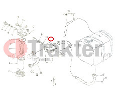 FILTRO CARBURANTE BASE ORIGINAL KUBOTA 15231-43010 15000-33839 15000-33836