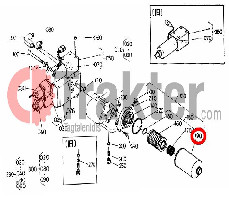 KRAFTSTOFFFILTER HÜLLE ORIGINAL KUBOTA h3130-38810 31391-38810