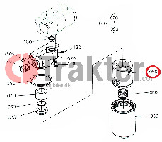 IMPIANTO IDRAULICO FILTRO ORIGINAL KUBOTA 31391-38830