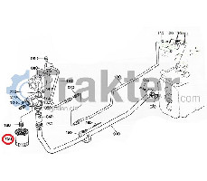 IMPIANTO IDRAULICO FILTRO ORIGINAL KUBOTA h3840-37710 67950-37710 38430-37710 h3840-37712 38240-37710