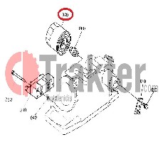 IMPIANTO IDRAULICO FILTRO ORIGINAL KUBOTA 30401-37580 76611-36710 76650-2543