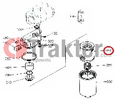 IMPIANTO IDRAULICO FILTRO ORIGINAL KUBOTA 31391-38830