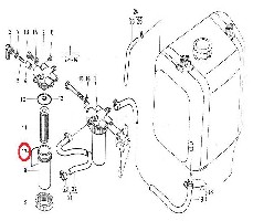 KRAFTSTOFFFILTERGLAS ΠΟΤΗΡΑΚΙ1 t021-43580 OEM 15393-43580 OEM 15231-43580 OEM 15000-34832 OEM 14911-43074 OEM