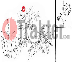 GASKET WATER FLANGE ORIGINAL KUBOTA 15263-72920 15261-72920 15261-72921