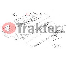 GUARNIZIONE ALBERO 4X4 ORIGINAL KUBOTA 67121-57130 66905-57223