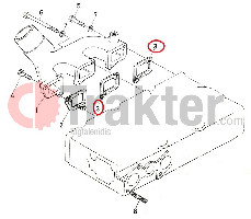 ΦΛΑΝΤΖΑ ΕΙΣΑΓΩΓΗΣ 2&3&4 ORIGINAL KUBOTA 15261-11830 15261-11831 15263-11830
