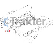 ΦΛΑΝΤΖΑ ΕΙΣΑΓΩΓΗΣ ΑΕΡΑ ORIGINAL KUBOTA 17394-11820 17381-11820