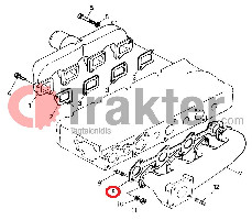 ΦΛΑΝΤΖΑ ΕΞΑΤΜΙΣΗΣ ORIGINAL KUBOTA 19087-12360 15442-12361