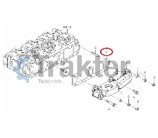 GUARNIZIONE COLLETTORE SCARICO ORIGINAL ISEKI 6214-145-030-00