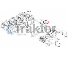 GUARNIZIONE COLLETTORE SCARICO ORIGINAL ISEKI 6214-145-030-00
