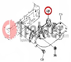GUARNIZIONE SILENZIATORE COLLETTORE ORIGINAL KUBOTA 15861-12350