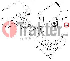FLANGIA COLLETTORE DI SCARICO ORIGINAL KUBOTA t0070-16420 15471-12230