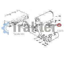 FLANGIA COLLETTORE DI SCARICO t0070-16420 OEM 15471-12230 OEM