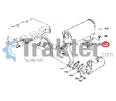 FLANGIA COLLETTORE DI SCARICO t0070-16420 OEM 15471-12230 OEM