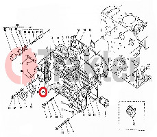 GASKET OIL FILTER ORIGINAL KUBOTA 15296-32320 15213-32321 15101-32320