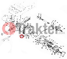 FLANGIA GRUPPO 4X4 ORIGINAL KUBOTA 66905-56190 66591-56191