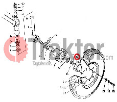 DICHTUNG RADDECKEL ORIGINAL KUBOTA 32448-99010 32130-11361