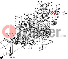 COPERCHIO FLANGIA IDRAULICO 66591-11231 OEM