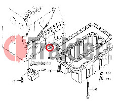 GASKET OIL PAN ORIGINAL KUBOTA 15401-01620 15401-01622 15815-01620