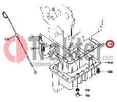 JUNTA COLECTORA DE ACEITE KUBOTA ORIGINAL 19462-01620 19025-01620