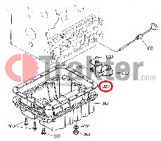 GASKET ENGINE OIL PAN ORIGINAL KUBOTA 1a021-01620 17326-01620 15301-01620