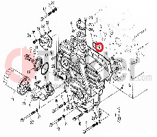 CUBIERTA DELANTERA DE JUNTA CILÍNDRICA 15521-04130 OEM 15521-04132 OEM 15521-04133 OEM 15766-04130 OEM