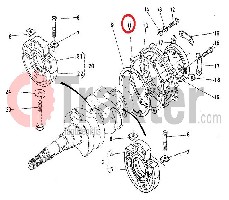 GUARNIZIONE CILINDRO ANTERIORE COPERCHIO ALUMINIO ALBERO MOTOR GRANDE COSTRUZIONE EUROPEA