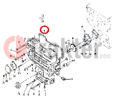 GASKET CYLINDER FRONT COVER ORIGINAL KUBOTA 15263-04130 15261-04131