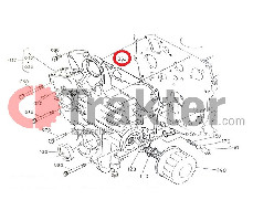 MOTORGEHÄUSEDICHTUNG ORIGINAL KUBOTA 15862-04130 15862-04132