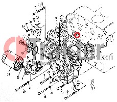 COPERCHIO GUARNIZIONE ANTERIORE ORIGINAL KUBOTA 17326-04130 17331-04130
