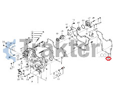 GASKET CYLINDER PLATE FRONT COVER ORIGINAL ISEKI 6211-312-004-20