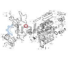 ΦΛΑΝΤΖΑ ΚΑΘΡΕΦΤΗ ΠΛΑΚΑΣ ORIGINAL ISEKI 6211-312-006-10
