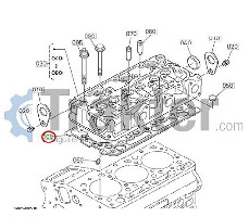 GUARNIZIONE TESTA CILINDRO GRAFITE 1G962-03313 OEM