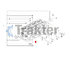 GASKET CYLINDER HEAD METAL ORIGINAL ISEKI 6211-141-062-30