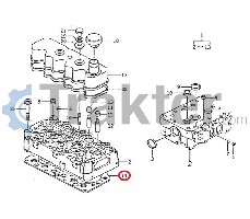 ZYLINDERKOPFDICHTUNG ORIGINAL ISEKI 6211-141-004-00 6211-141-004-10